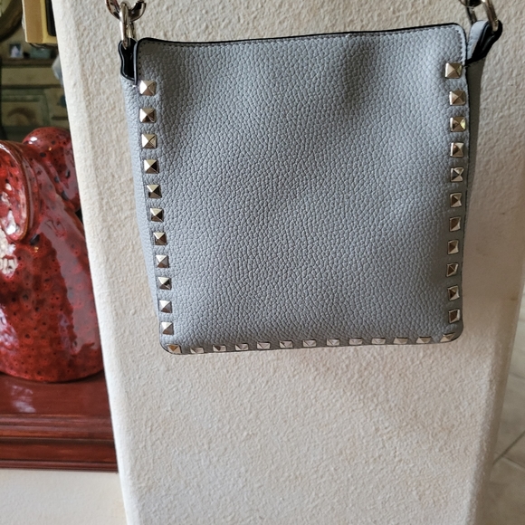 Crossbody bag blue purse. - Picture 9 of 11